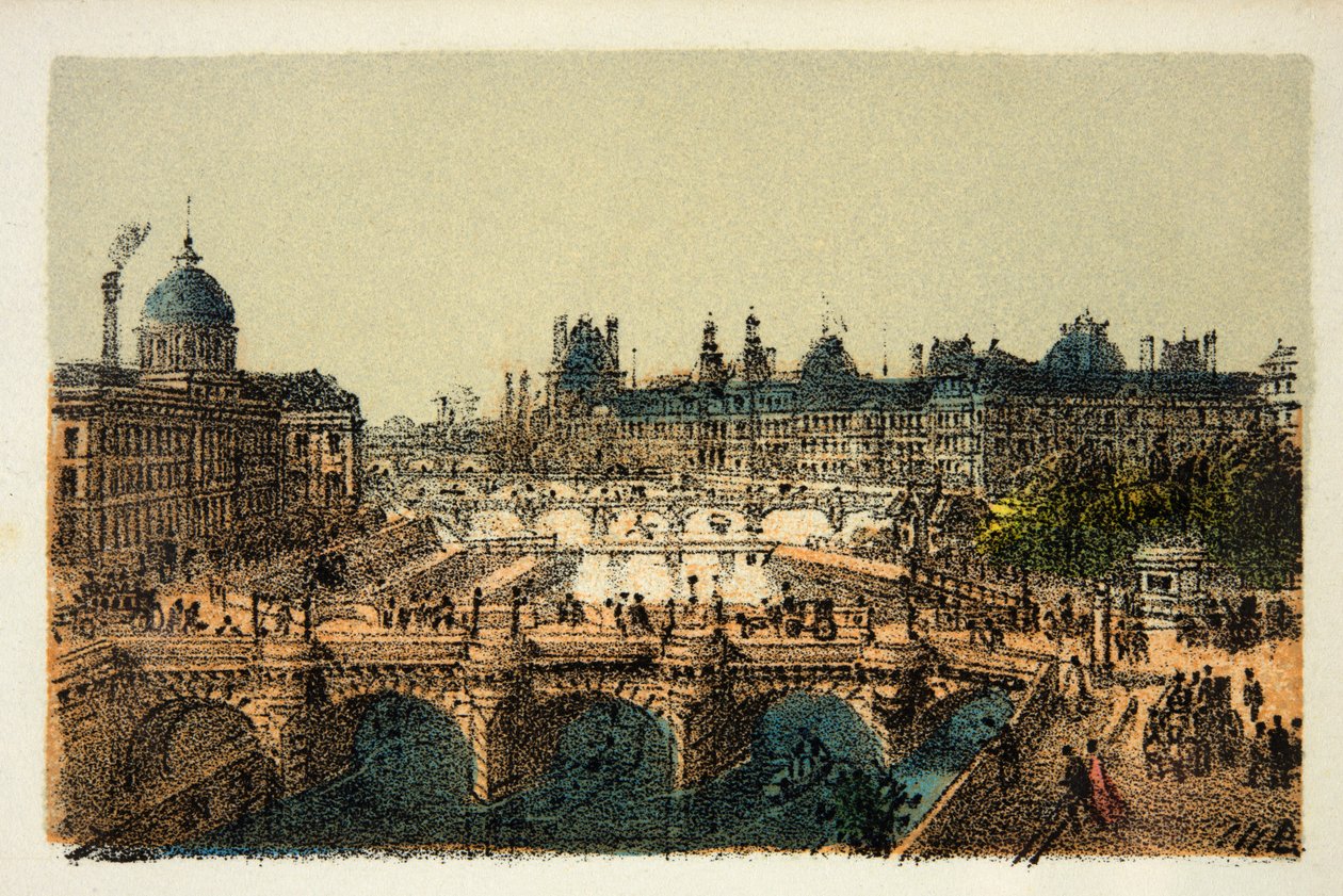 Parigi 1874: Il Pont Neuf, Collezione Privata da Anonymous Anonymous