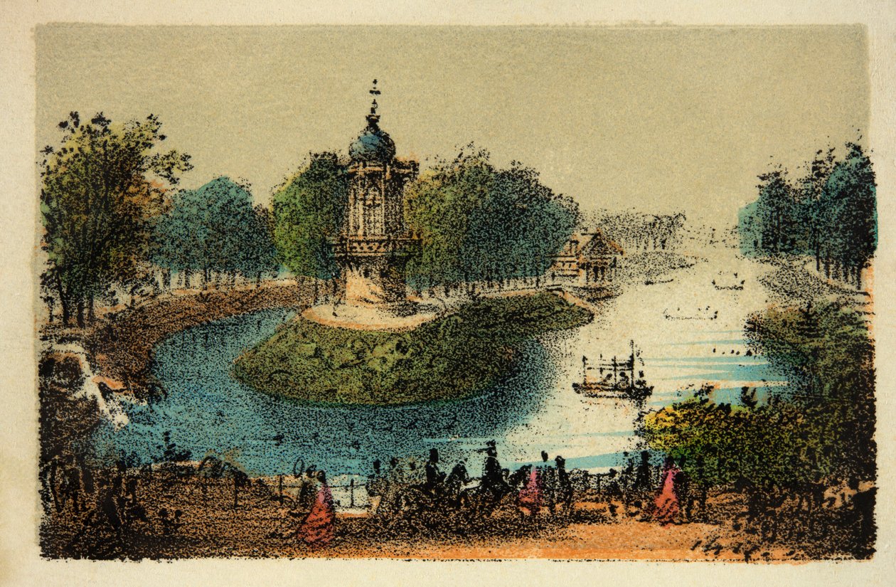 Parigi 1874: Il Bois de Boulogne da Anonymous Anonymous