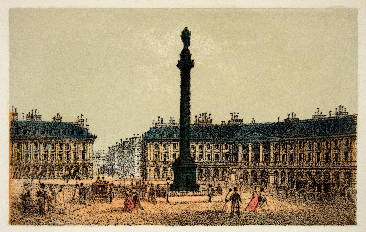 Parigi 1874: Place Vendôme. Collezione privata da Anonymous Anonymous