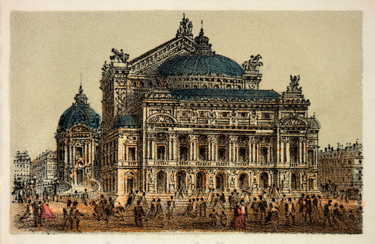 Parigi 1874: La nuova Opera (Opera Garnier) da Anonymous Anonymous