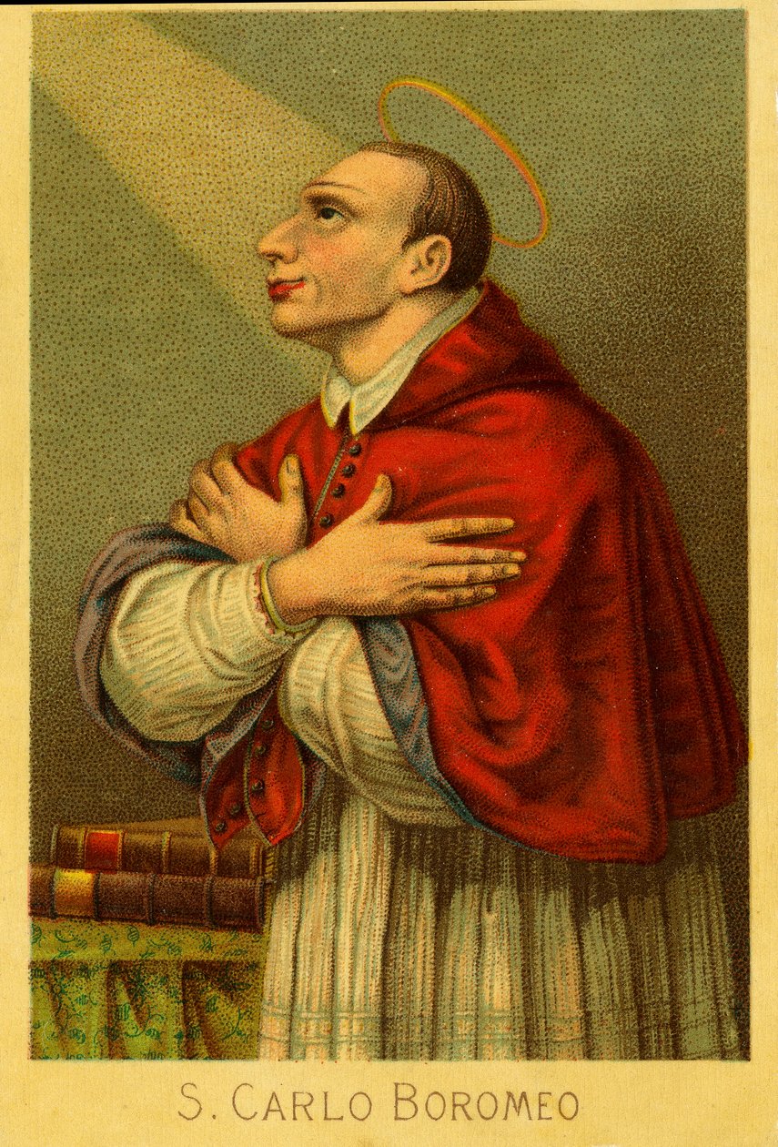 Immagine pia: Carlo Borromeo cardinale arcivescovo di Milano da Anonymous Anonymous