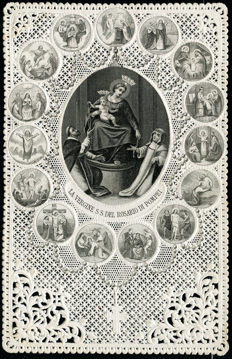 Immagine pia: Madonna del Rosario di Pompei da Anonymous Anonymous