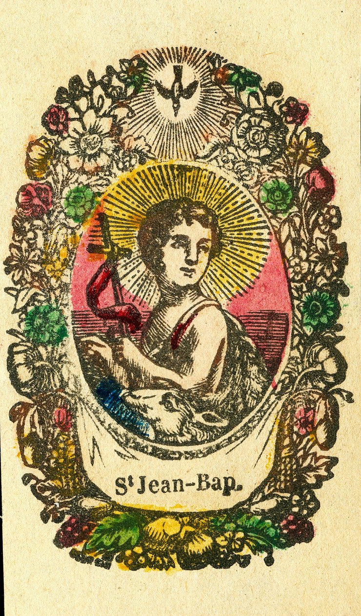 Immagine pia: San Giovanni Battista (stampa di Epinal) da Anonymous Anonymous