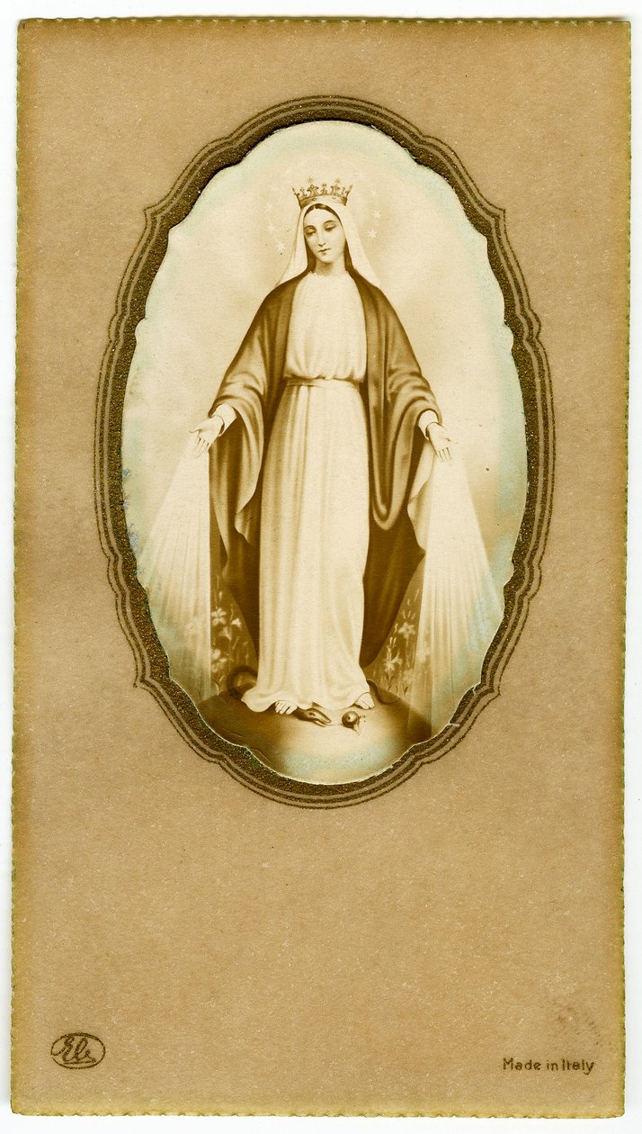 Immagine pia: La Vergine Maria da Anonymous Anonymous