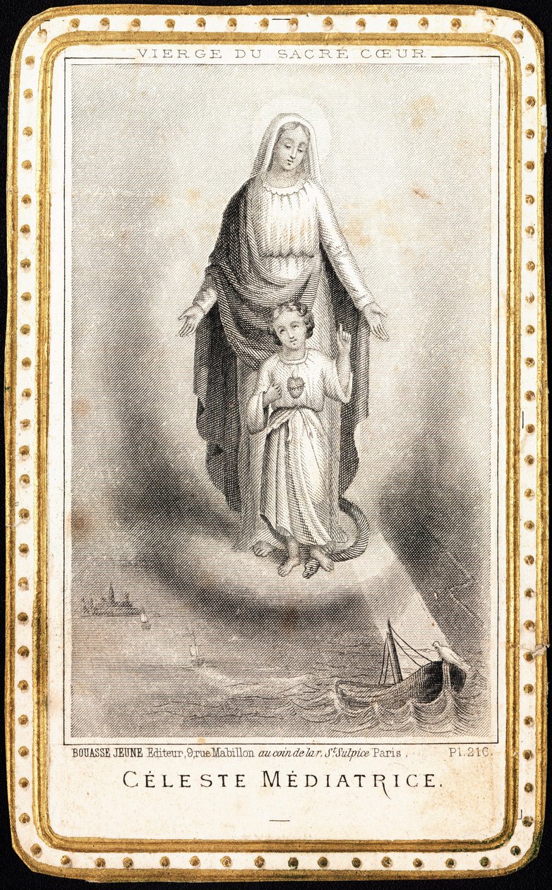 Immagine pia: "Vergine del Sacro Cuore 