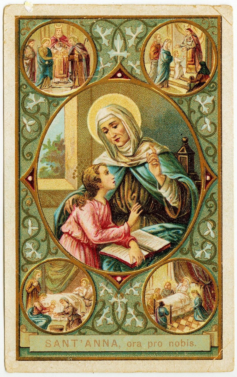 Immagine pia: Scene della vita di Sant