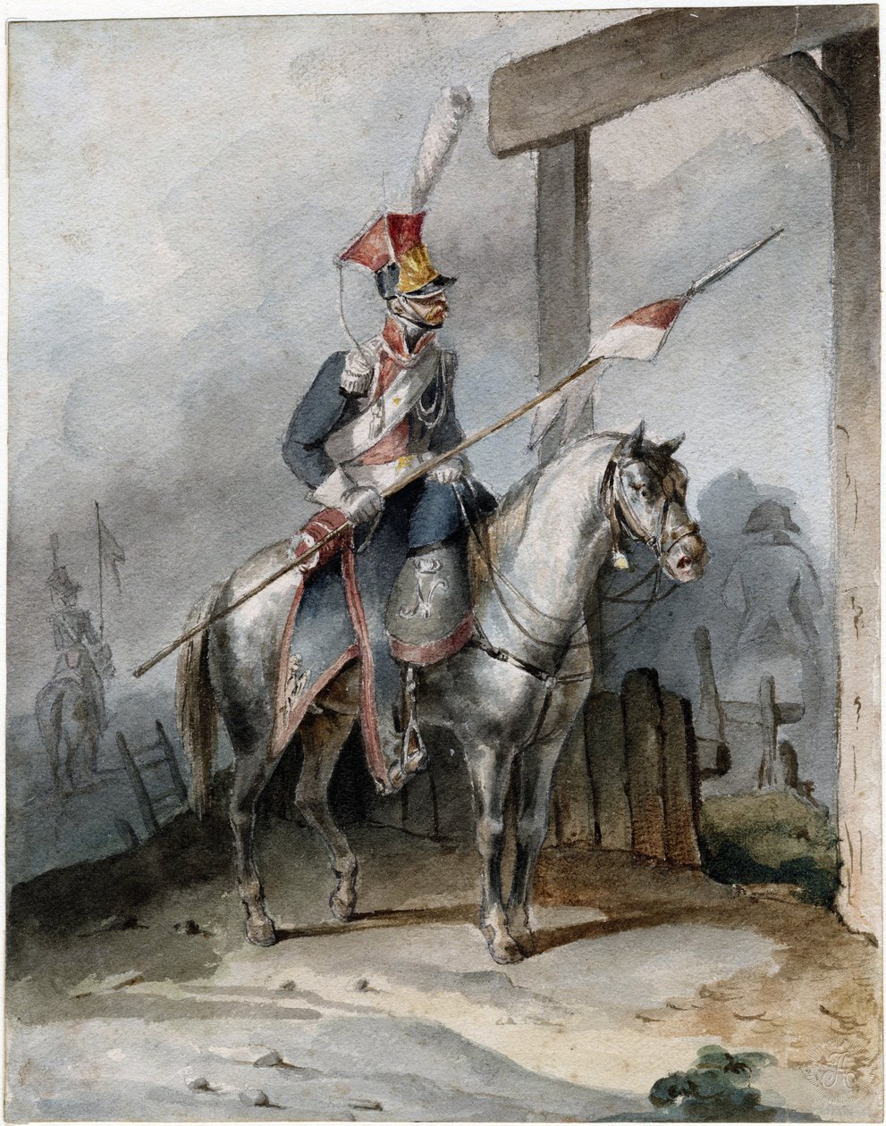 Chevauleger polacco della Guardia Imperiale Francese da Anonymous Anonymous