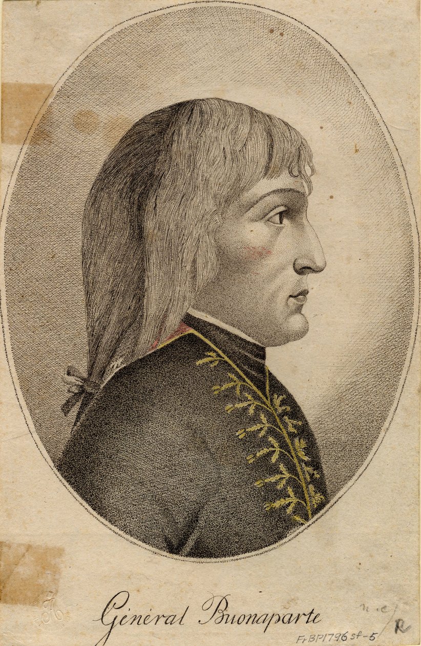 Ritratto del Generale Napoleone Bonaparte da Anonymous Anonymous