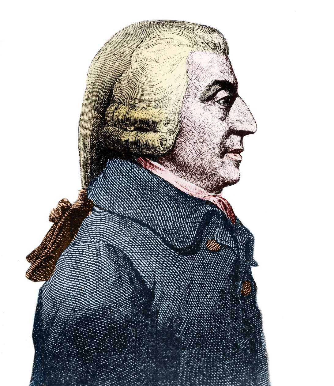 Ritratto di Adam Smith (1723 - 1790), filosofo ed economista scozzese. da Anonymous Anonymous