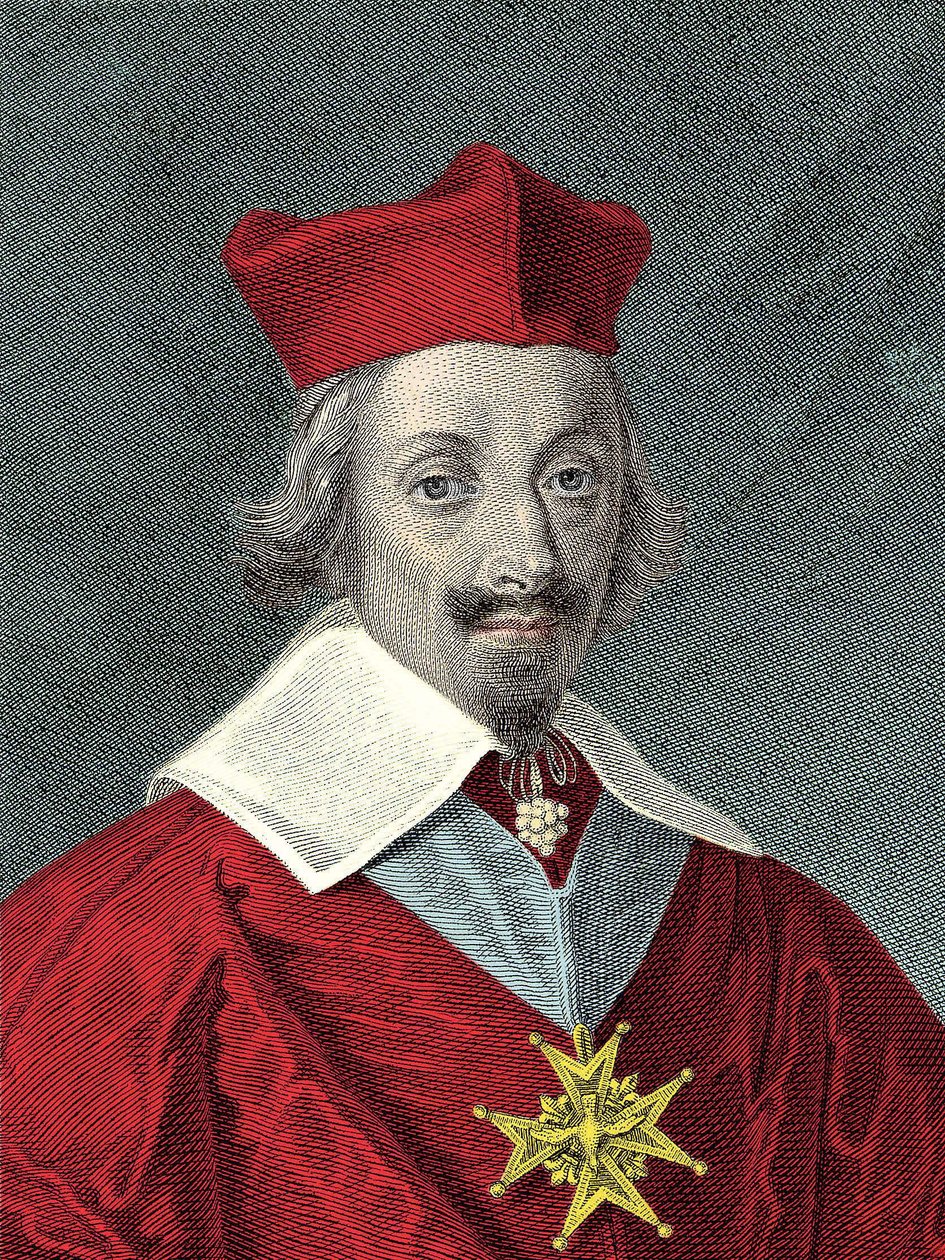 Ritratto di Armand Jean Du Plessis, Cardinale De Richelieu (1585-1642) da Anonymous Anonymous