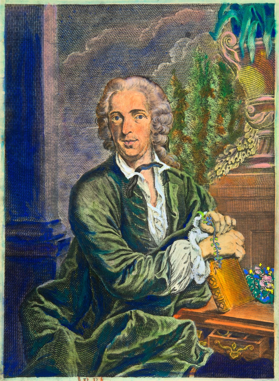 Ritratto di Carl Von Linne (1707-1778) Naturalista svedese da Anonymous Anonymous