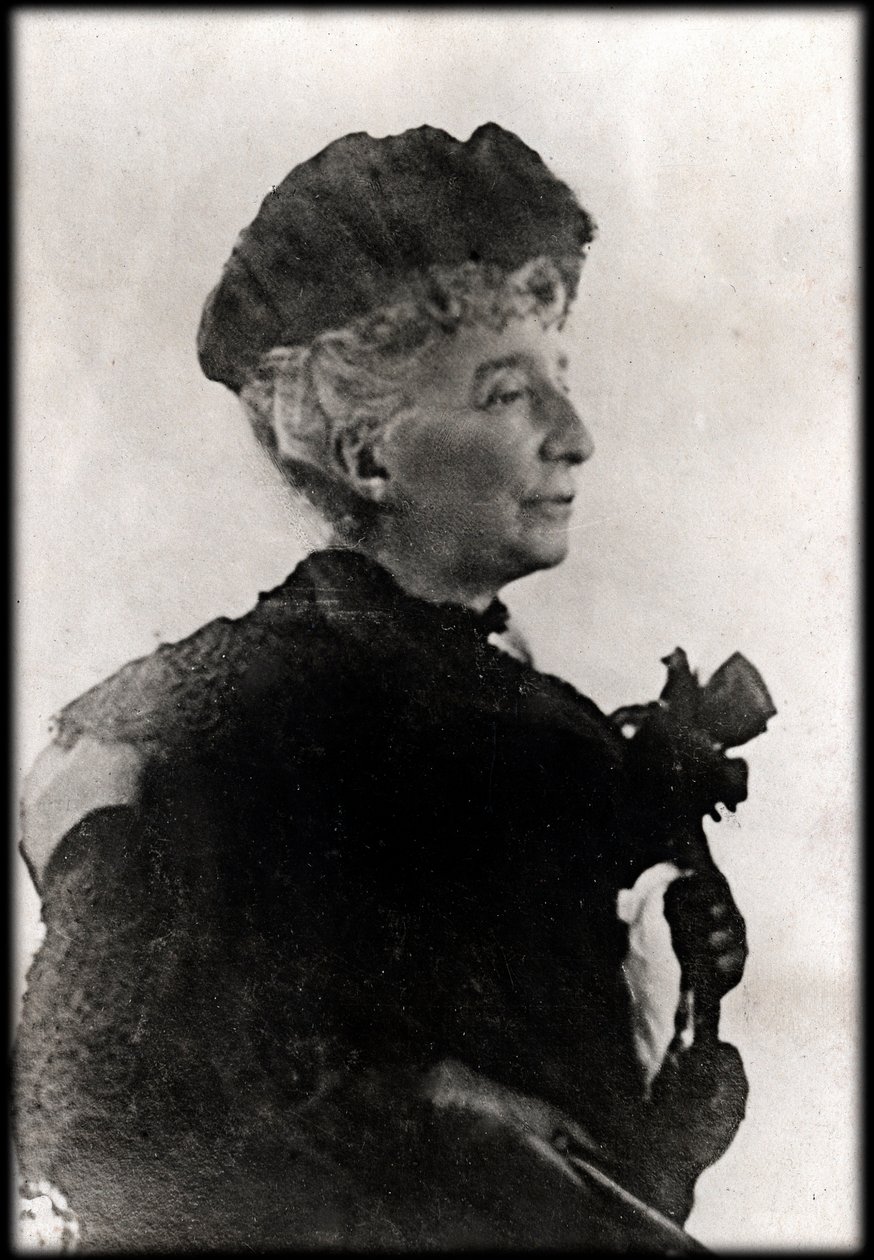 Ritratto di Cosima Wagner (1838-1930) - Ritratto di Cosima Francesca Gaetana Wagner (1837-1930), figlia di Franz Liszt e seconda moglie di Richard Wagner da Anonymous Anonymous