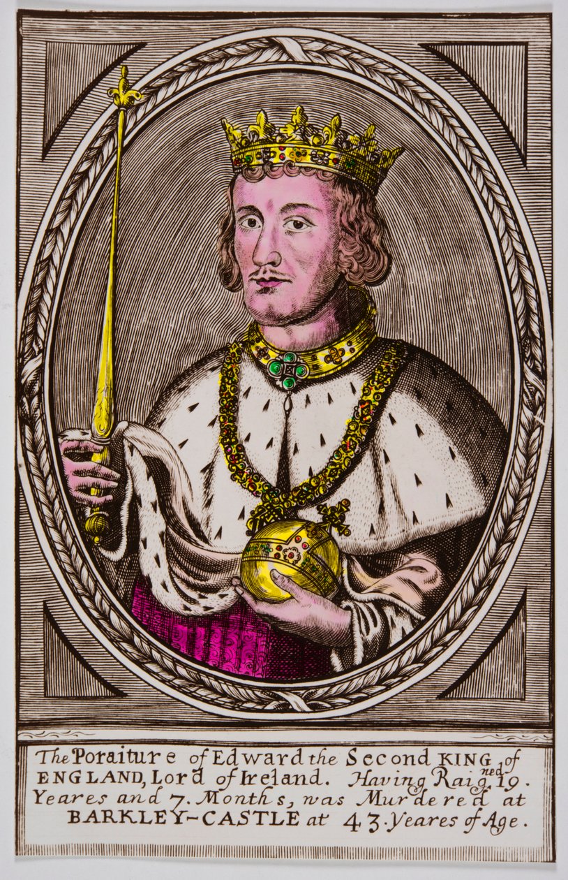 Ritratto di Edoardo II (1284-1327) re d