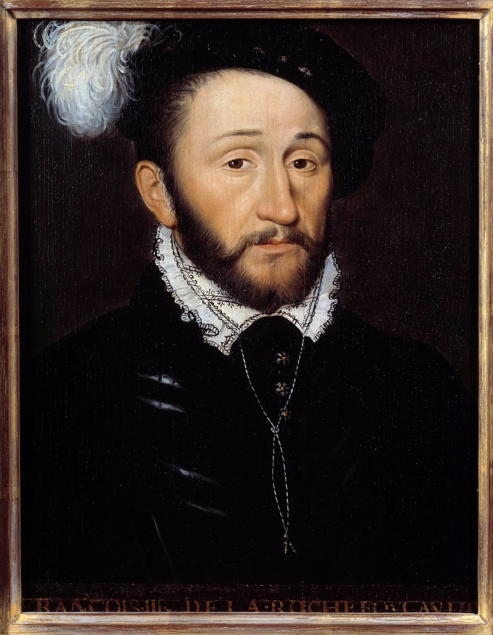 Ritratto di François III de la Rochefoucauld, governatore della Champagne (m. 1572). Dipinto anonimo. XVI secolo. Dim. 0,33x0,23 m da Anonymous Anonymous