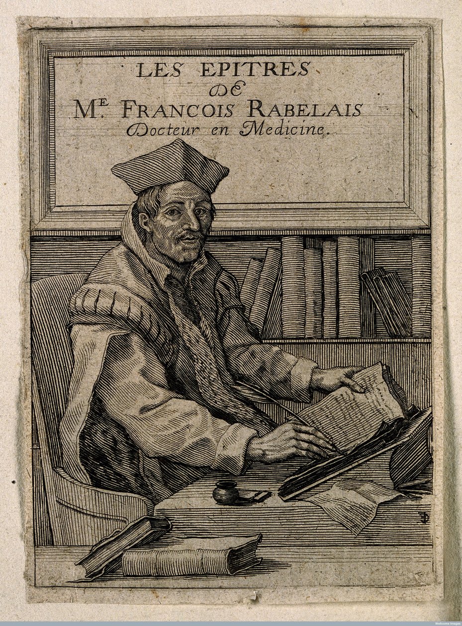 Ritratto di François Rabelais (1494-1553) da Anonymous Anonymous