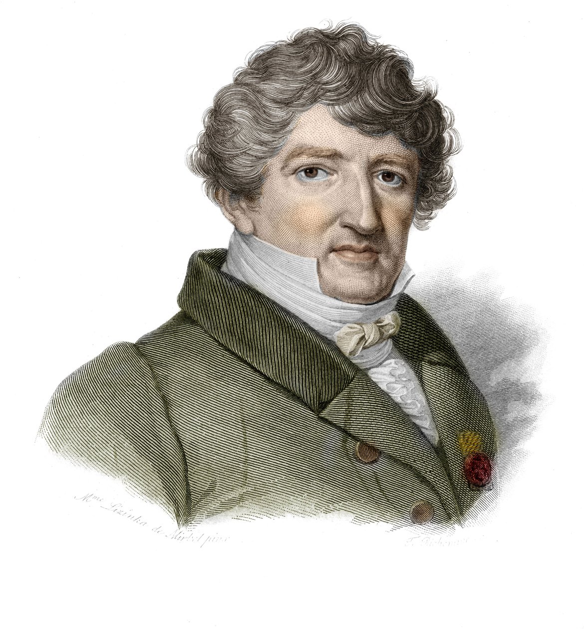 Ritratto di Georges Cuvier (1764-1832), paleontologo francese in "Ritratti e storia degli uomini utili: uomini e donne di tutti i paesi e di tutte le condizioni, che hanno acquisito diritti al riconoscimento degli uomini" pubblicato e propagato dalla Socie da Anonymous Anonymous