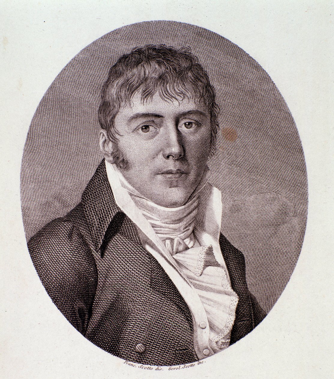 Ritratto di Giovanni Simone Mayr (litografia) da Anonymous Anonymous