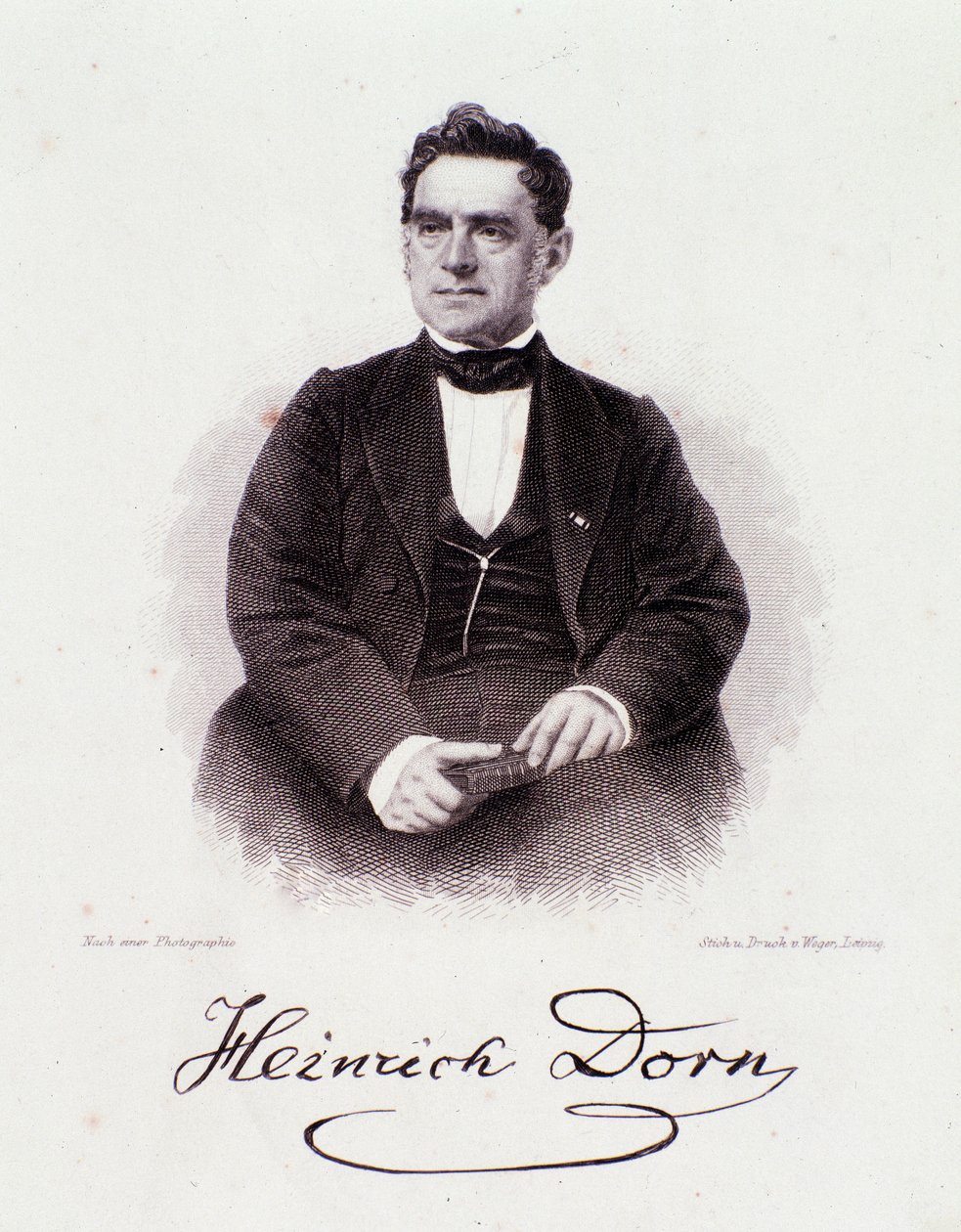 Ritratto di Heinrich Dorn (1804-1892), direttore d