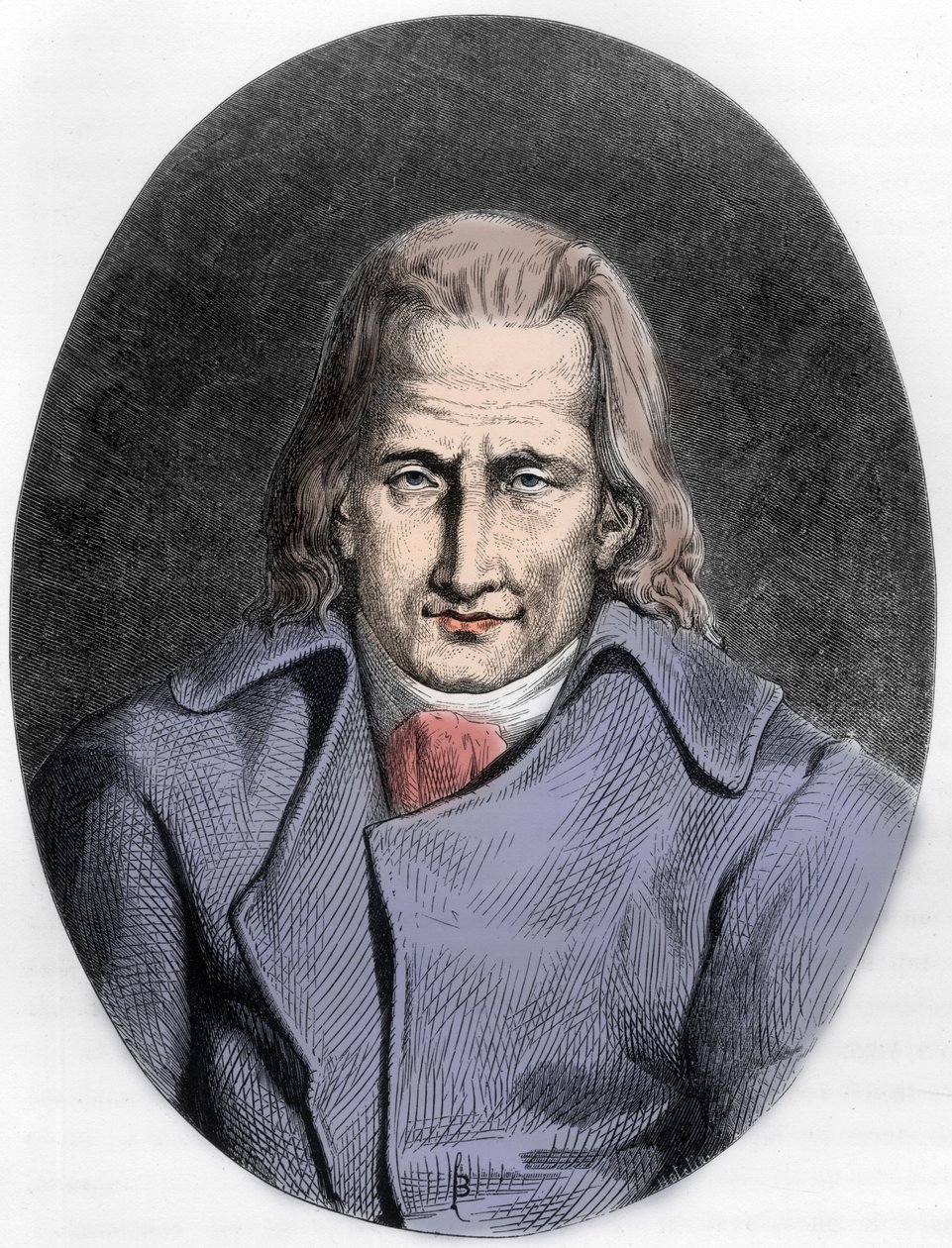 Ritratto di Jacques Cazotte, autore francese da Anonymous Anonymous