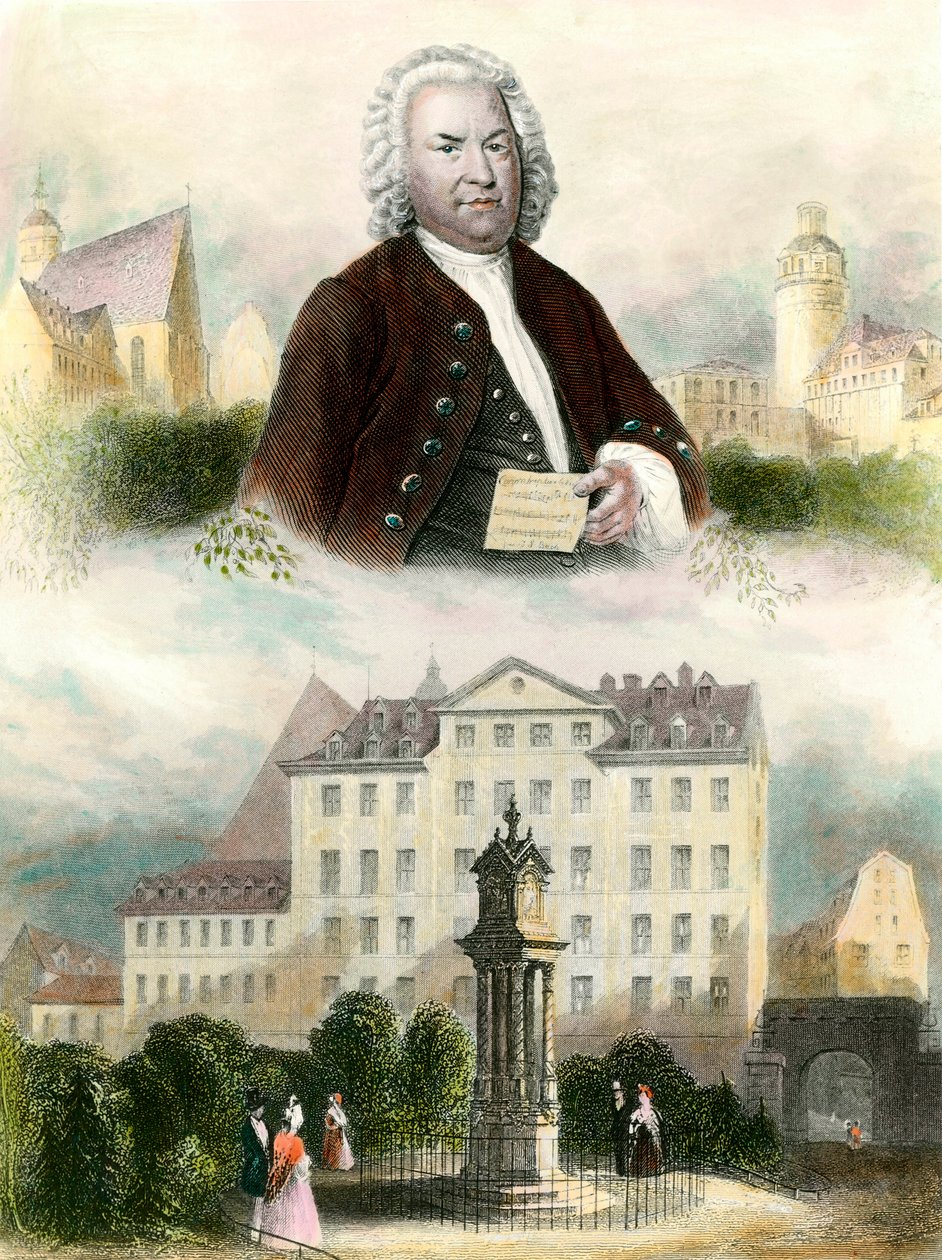 Ritratto di Johann Sebastian Bach da Anonymous Anonymous