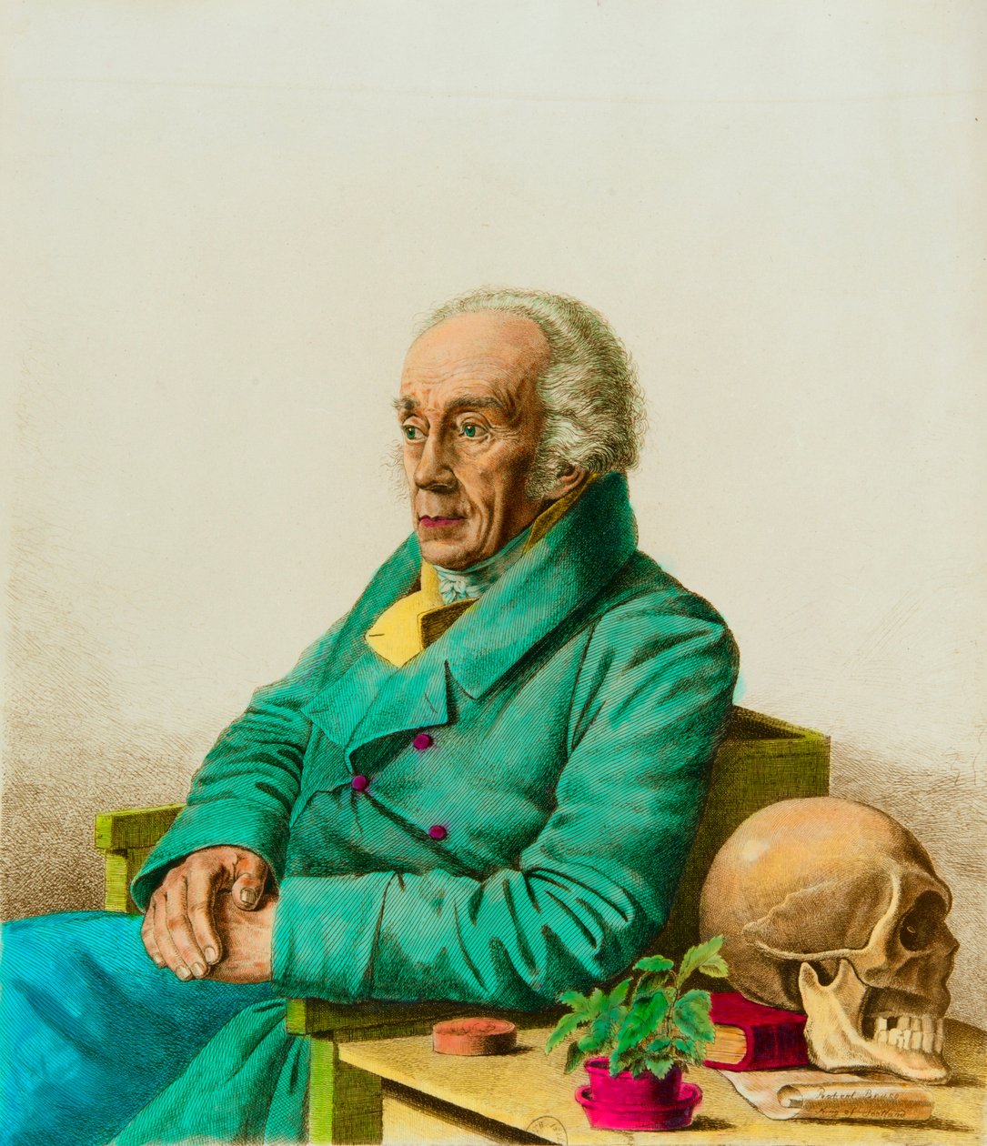 Ritratto di Joseph Friedrich Blumenbach (1752-1840) Antropologo e Biologo tedesco. Collezione privata da Anonymous Anonymous