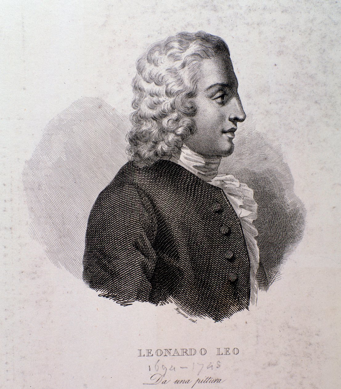 Ritratto di Leo Leonardo (incisione) da Anonymous Anonymous