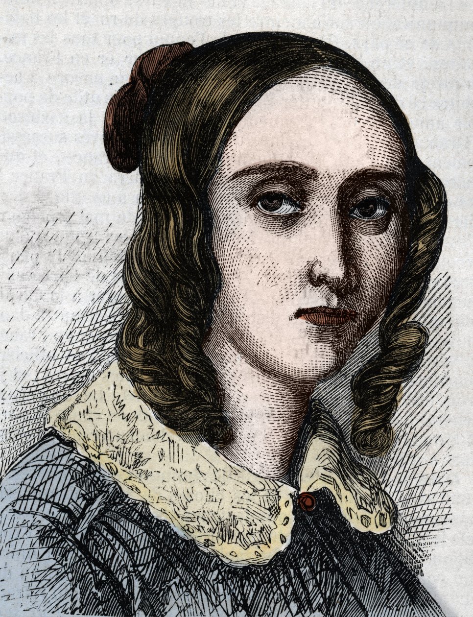 Ritratto di Louise Farrenc (1804-1875), pianista, compositrice, insegnante francese da Anonymous Anonymous