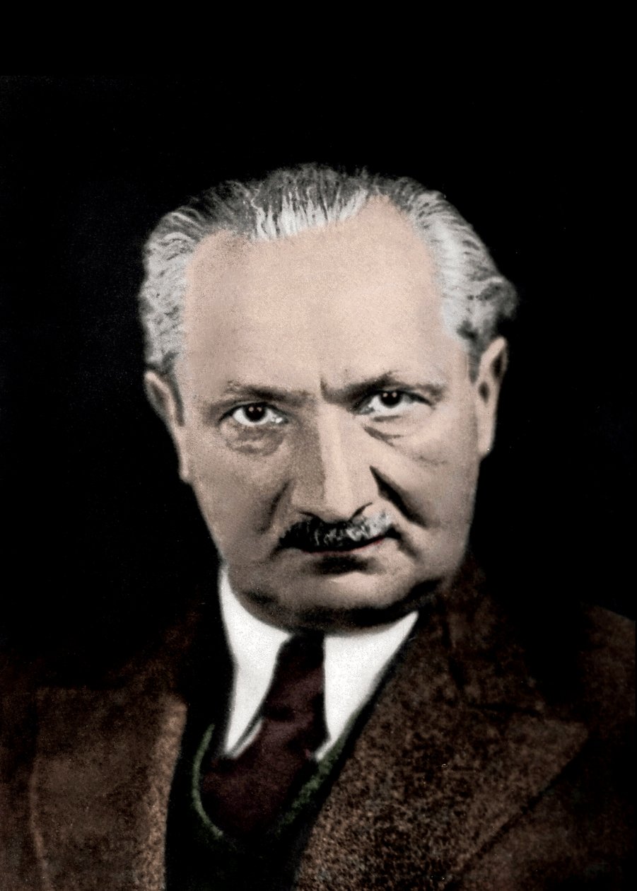 Ritratto di Martin Heidegger (1889-1976), filosofo tedesco da Anonymous Anonymous