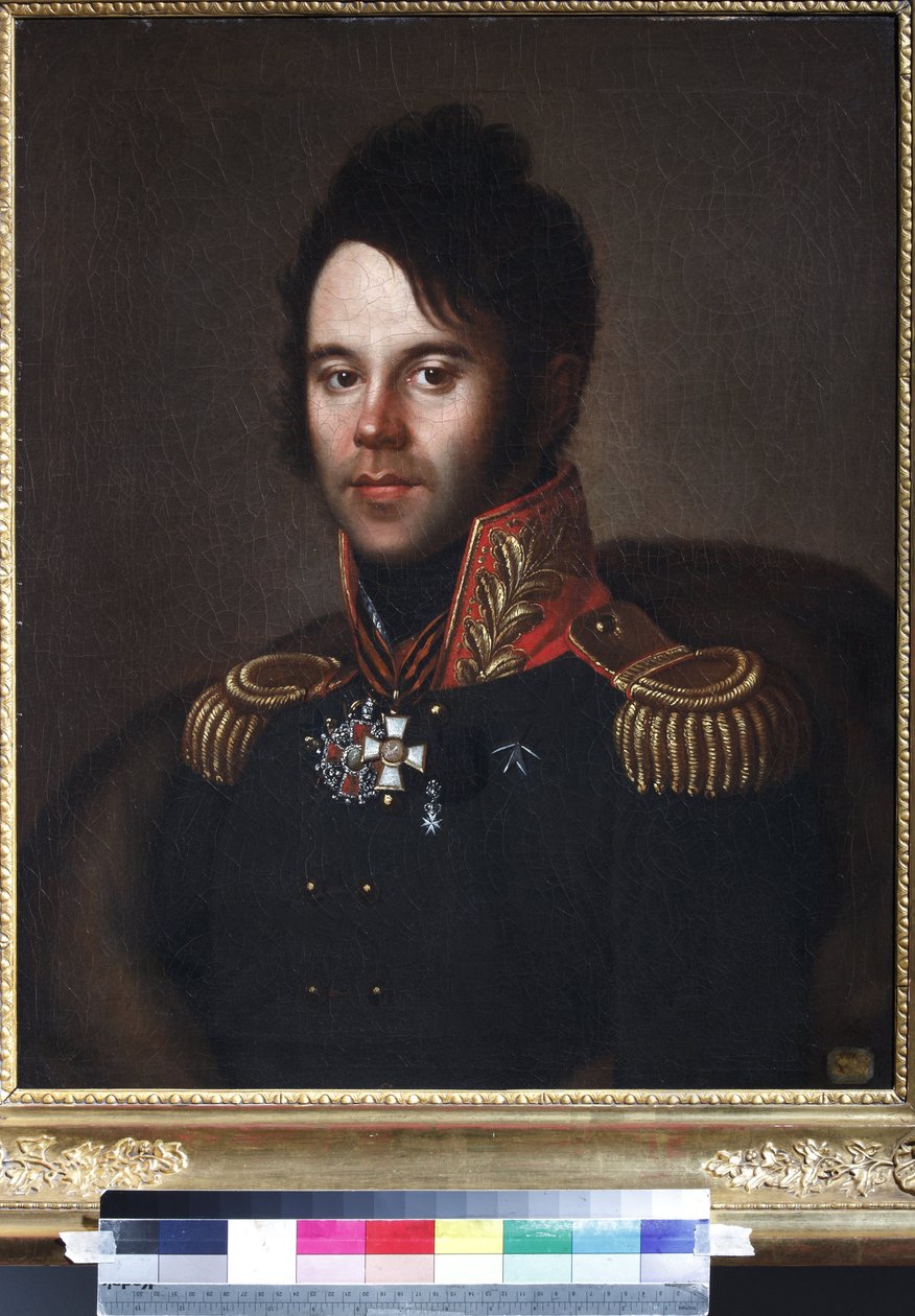 Ritratto del Maggiore Generale Pyotr Afanasievich Papkov (1772-1853) da Anonymous Anonymous