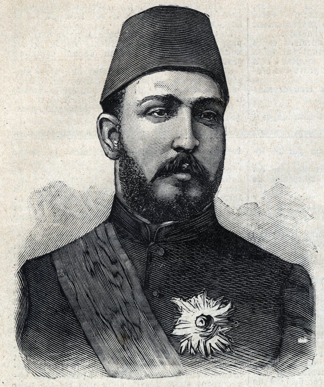 Ritratto di Muhammad Tawfiq da Anonymous Anonymous