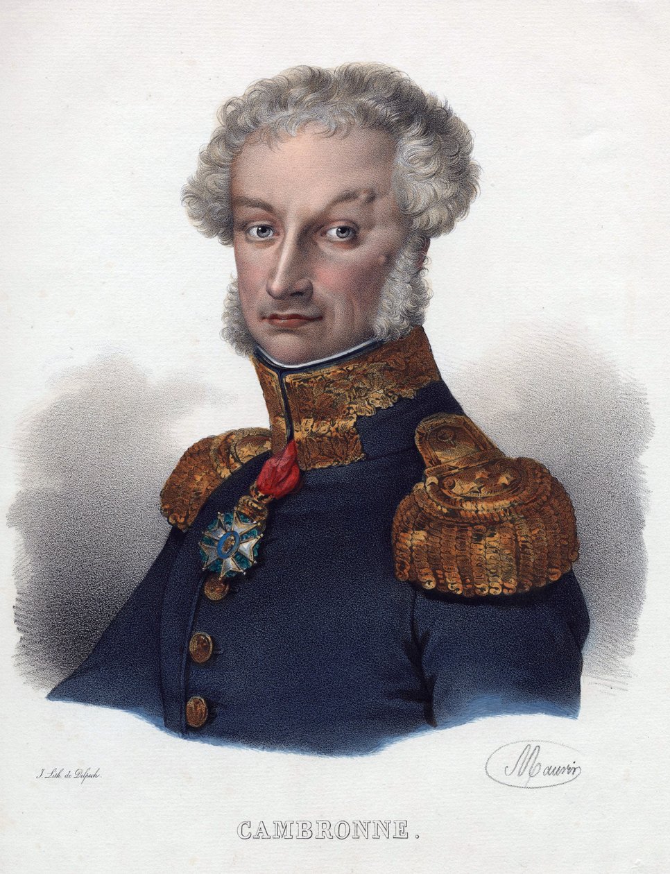 Ritratto di Pierre Cambronne (1770-1842) da Anonymous Anonymous