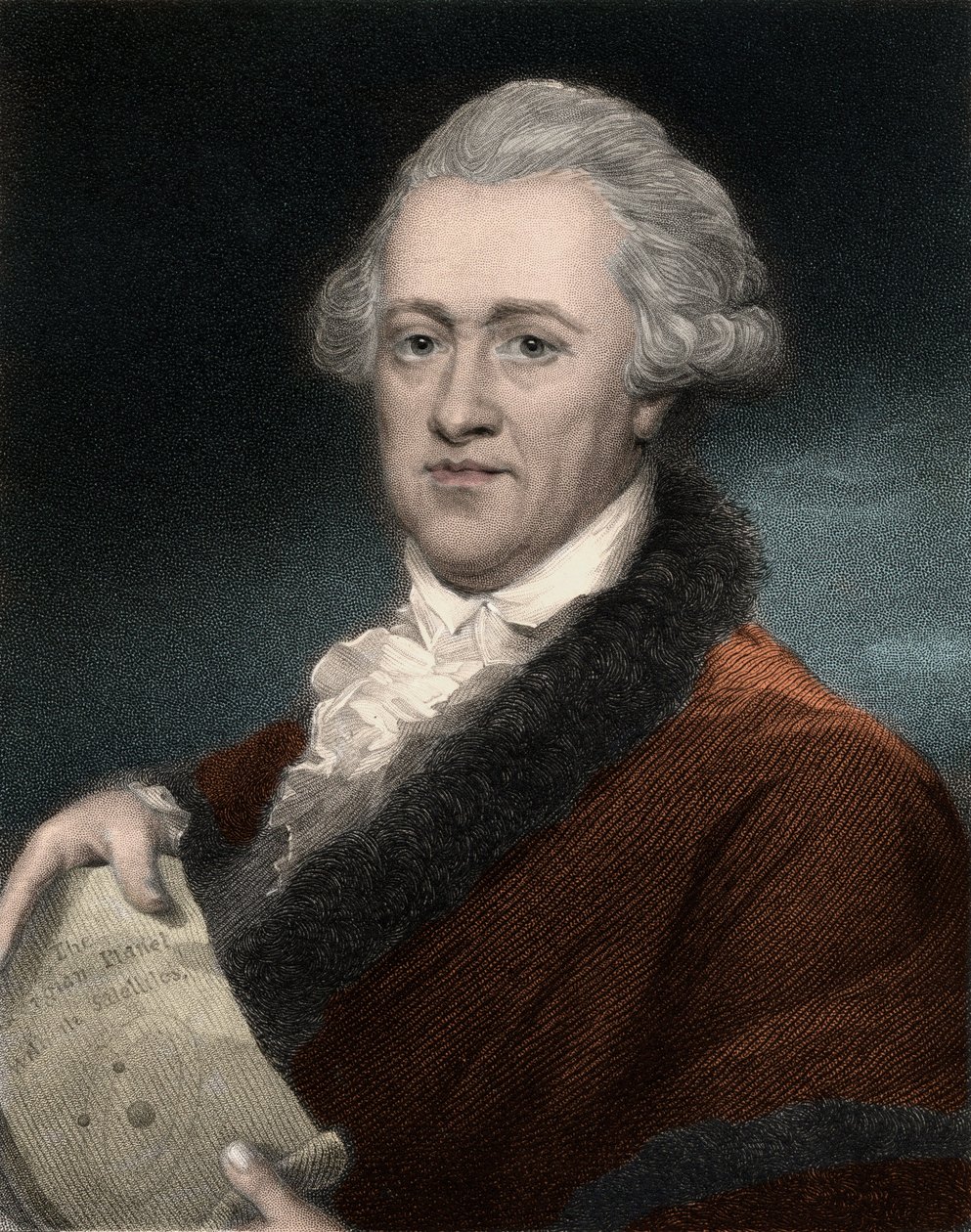 Ritratto di Sir Friedrich Wilhelm Herschel (1738-1822), astronomo e fisico britannico-tedesco da Anonymous Anonymous