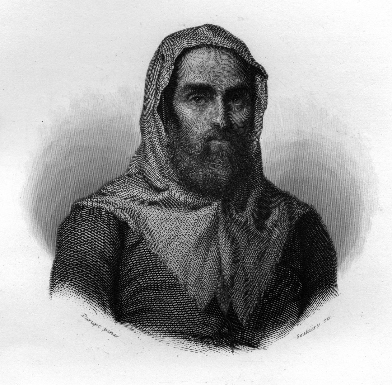 Ritratto di Willem (Wilhelm) Beukels che inventò un modo per conservare le aringhe in "Portraits et histoire des hommes utiles: hommes et femmes de tous pays et de toutes conditions, qui acquis des droits à la reconnaissance des hommes" pubblicato e propag da Anonymous Anonymous