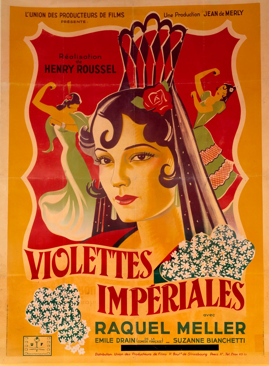 Poster per il film “Violettes imperiales” di Henry Roussel da Anonymous Anonymous