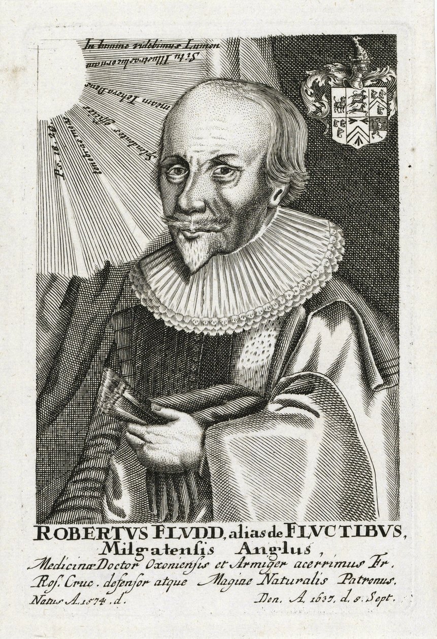 Robert Fludd (1574-1637) (Robertus de Fluctibus) da Anonymous Anonymous