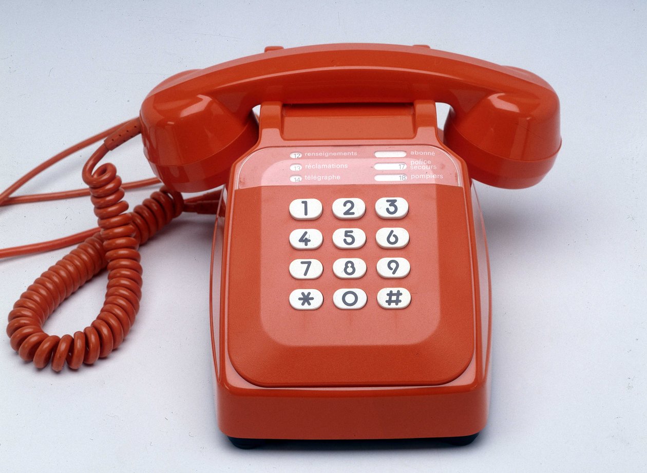 Telefono a chiave in plastica arancione S63 da Anonymous Anonymous