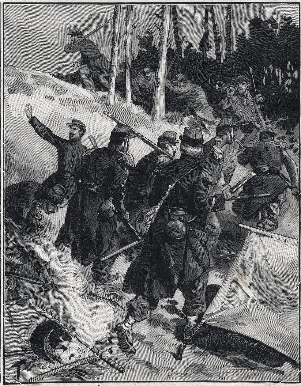Scena del romanzo di Emile Zola (1840-1902) 