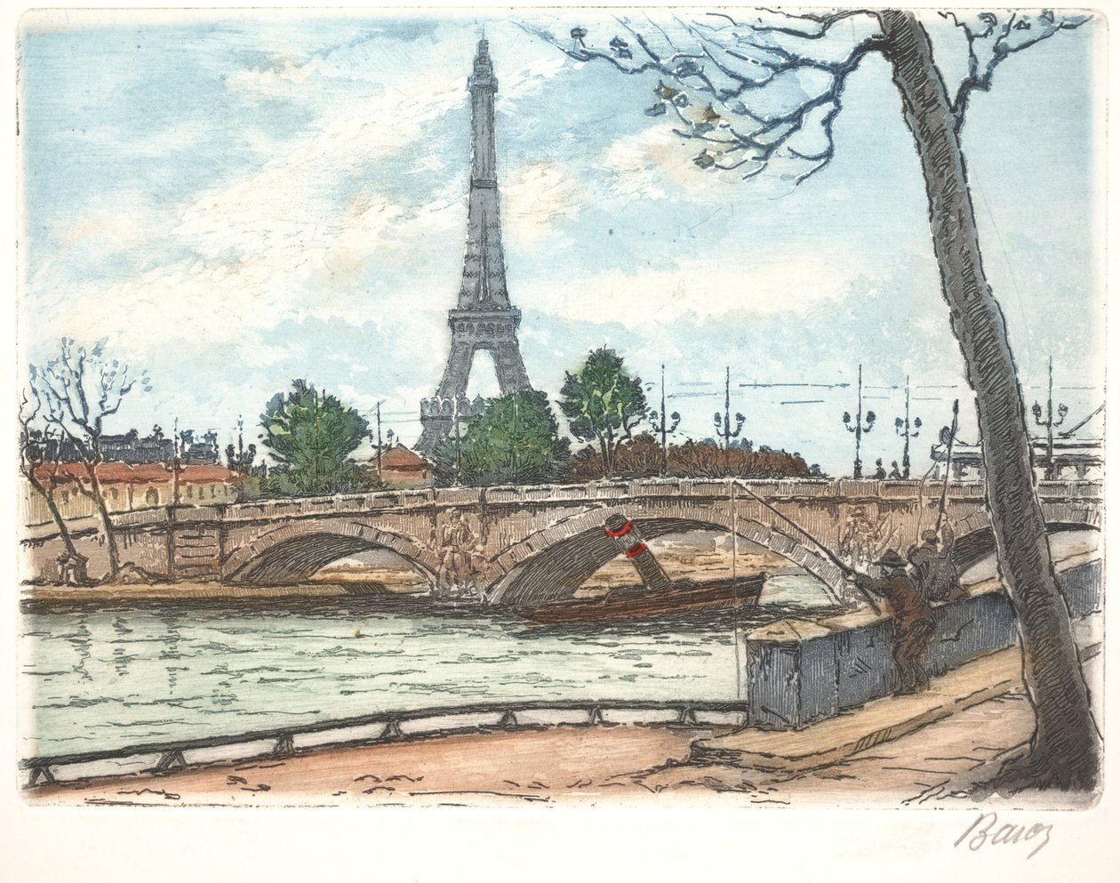 Senna e Torre Eiffel da Anonymous Anonymous