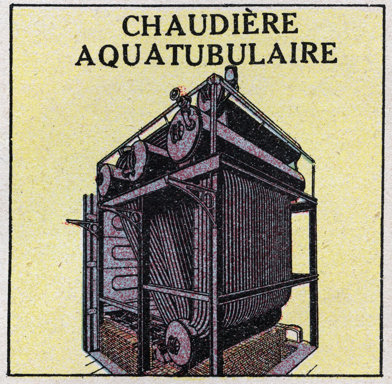Generatori di vapore: caldaia acquatubolare. Illustrazione anonima del 1925. Collezione privata. da Anonymous Anonymous