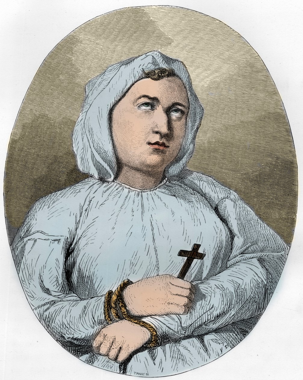 La marchesa de Brinvilliers sulla via della sua morte da Anonymous Anonymous