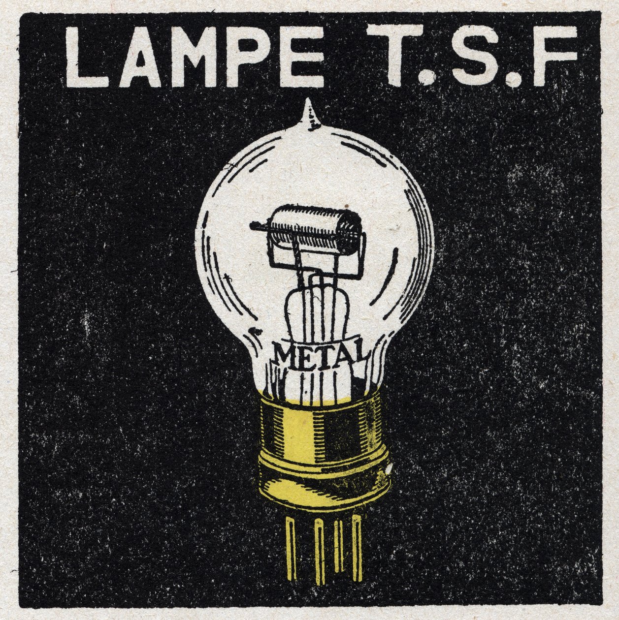 La T.S.F.: lampada T.S.F. Illustrazione anonima del 1925. Collezione privata. da Anonymous Anonymous
