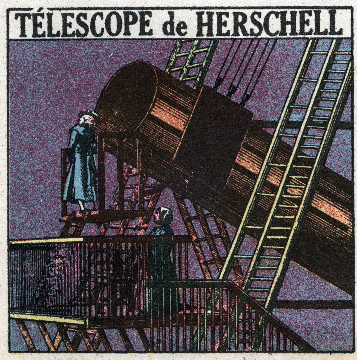 I primi strumenti ottici: telescopio di William Herschel. da Anonymous Anonymous