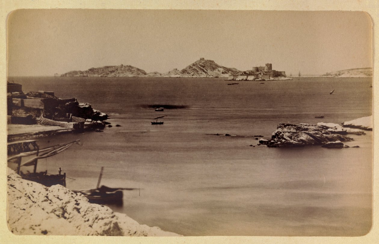 La città di Marsiglia e i suoi dintorni intorno al 1885-1890: il castello d