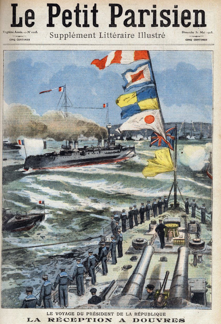 Il viaggio del Presidente della Repubblica Francese Armand Fallieres (1841-1931): la ricezione a Dover, Inghilterra. da Anonymous Anonymous