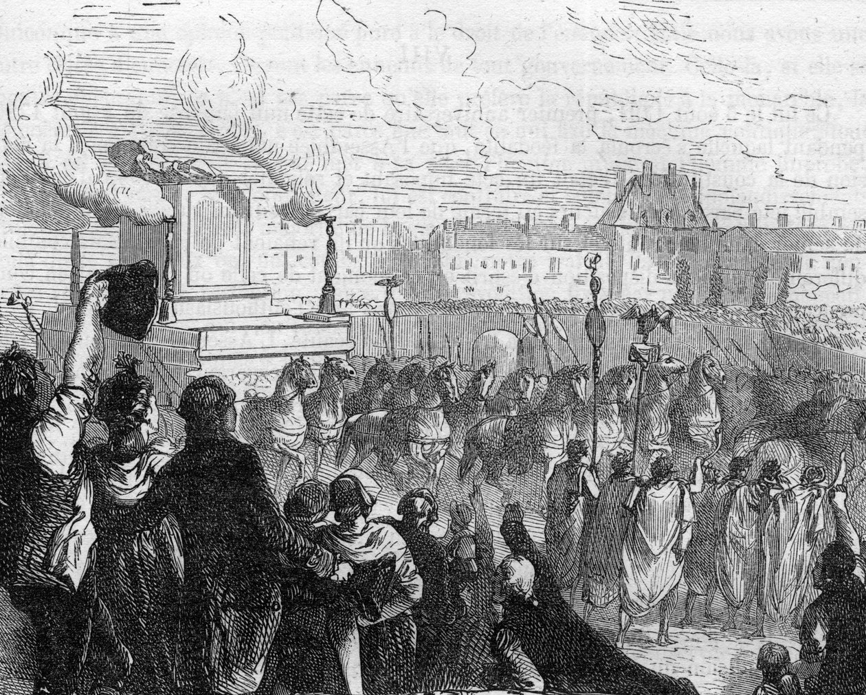 Traslazione delle ceneri di Voltaire al Pantheon l