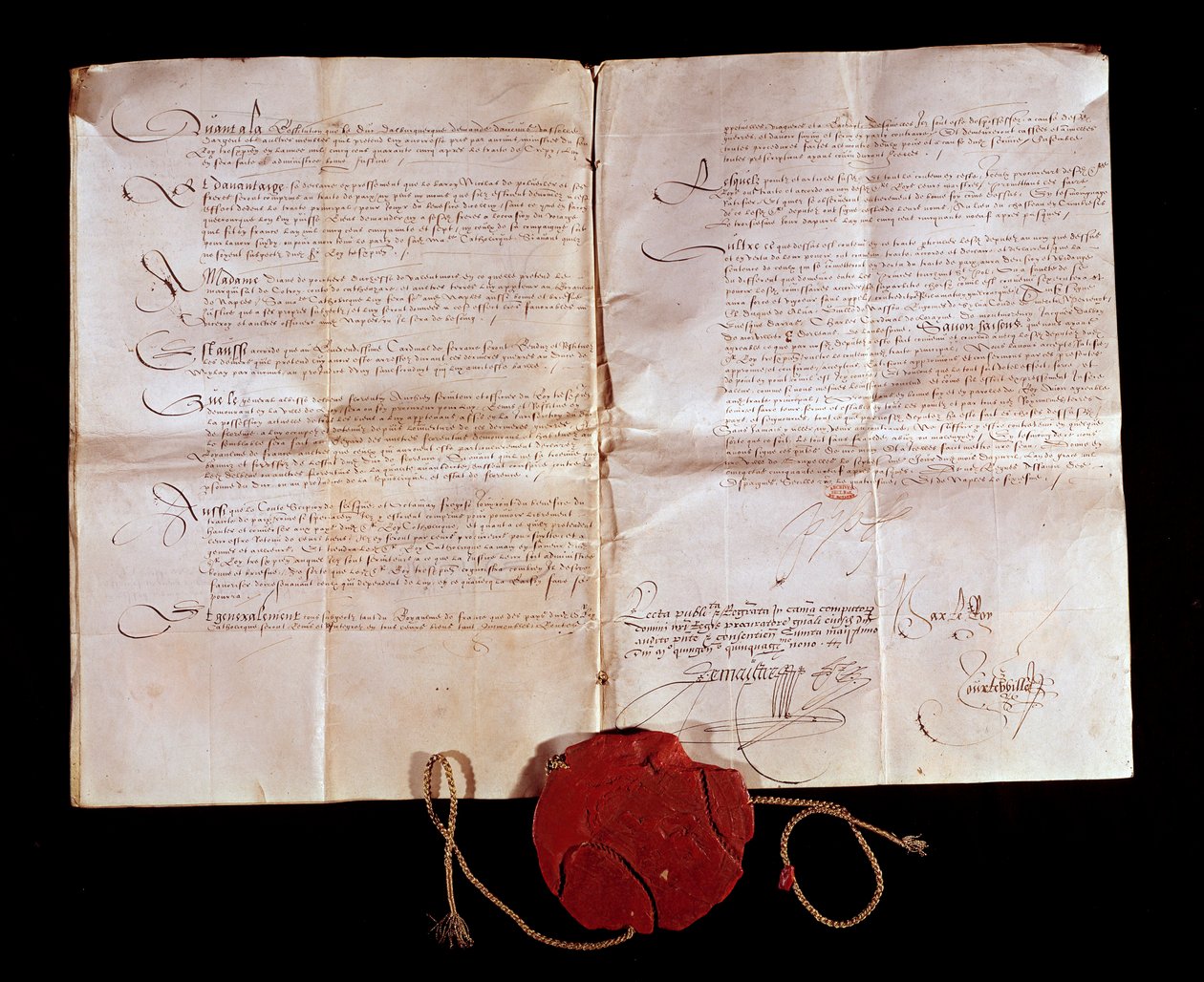 Trattato di Cateau-Cambrésis tra Enrico II e Filippo II di Spagna da Anonymous Anonymous