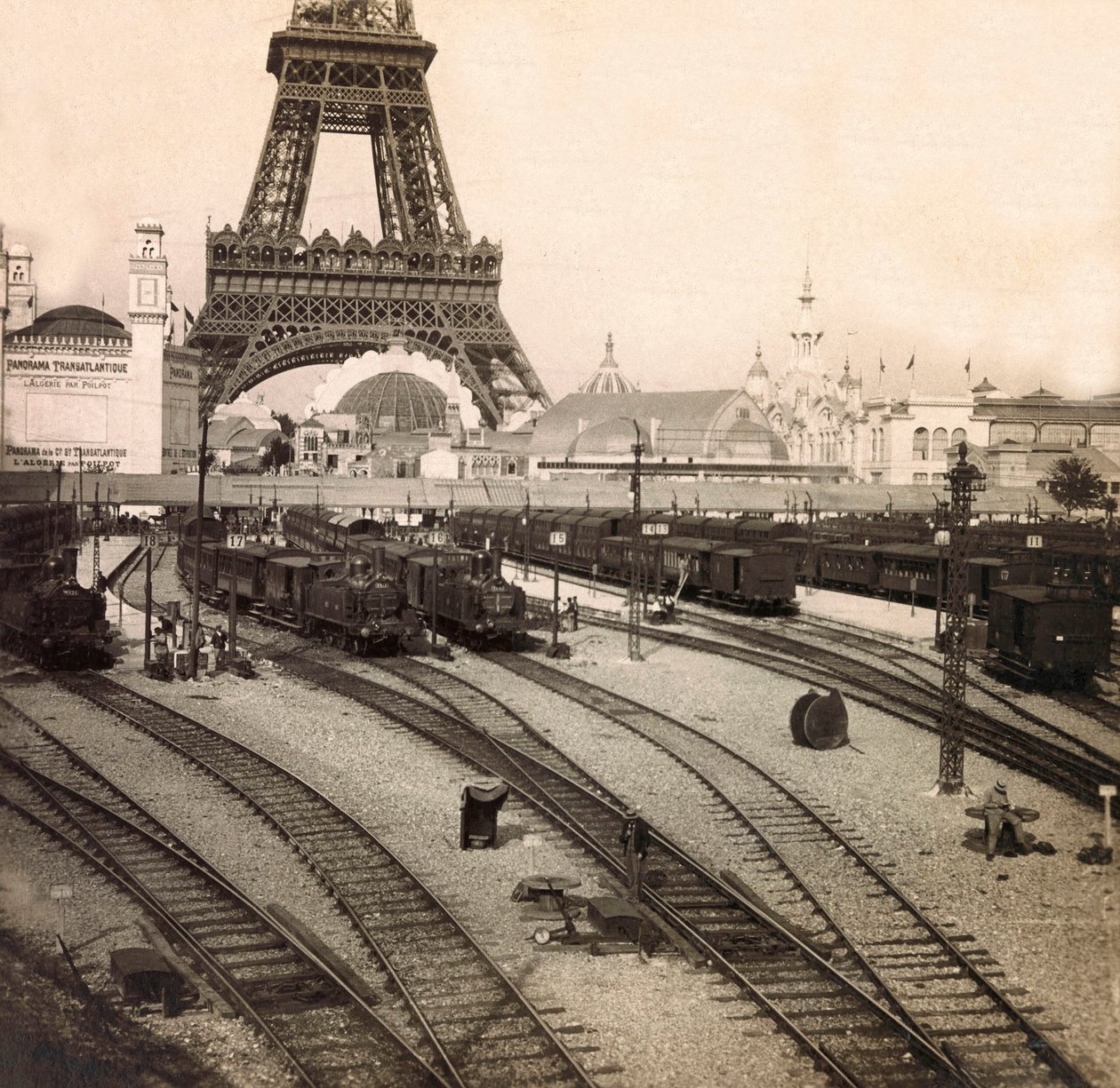 Esposizione Universale del 1900 a Parigi: La stazione del Champs de Mars - collezione privata da Anonymous Anonymous