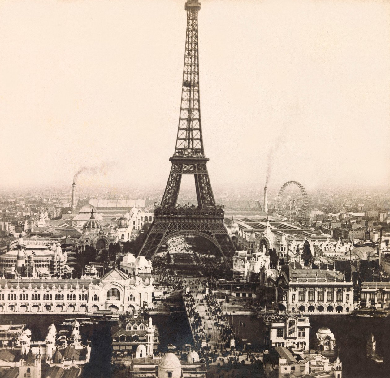 Esposizione Universale del 1900 a Parigi: Vista panoramica del Campo di Marte - collezione privata da Anonymous Anonymous