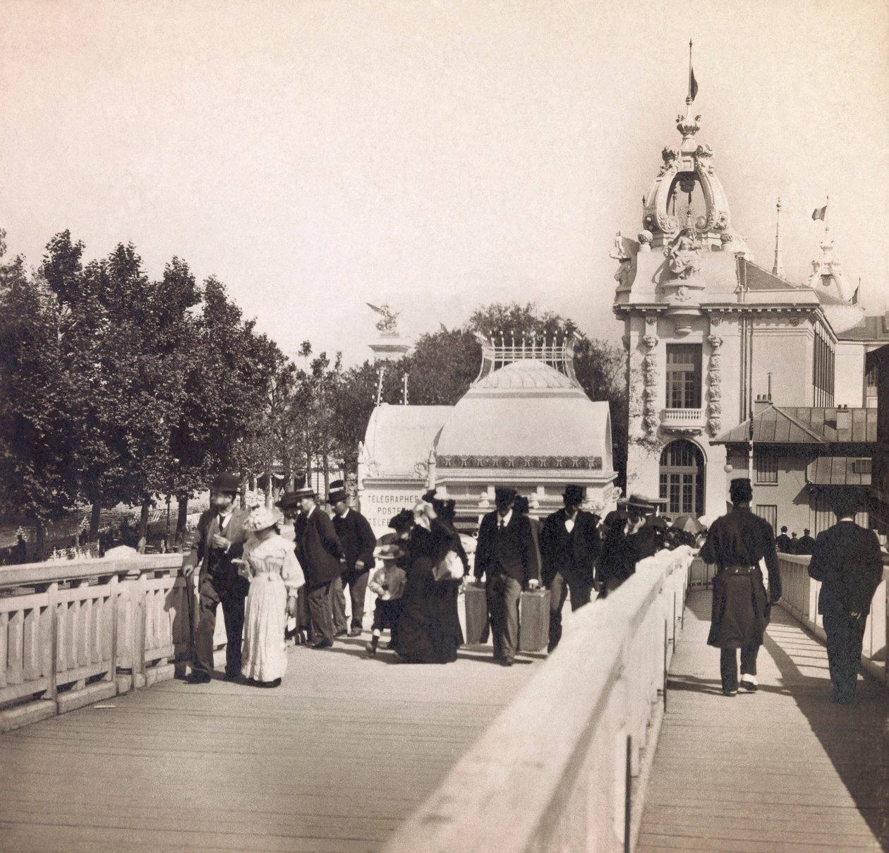 Esposizione Universale del 1900 a Parigi: Passerella degli Invalides - Collezione privata da Anonymous Anonymous