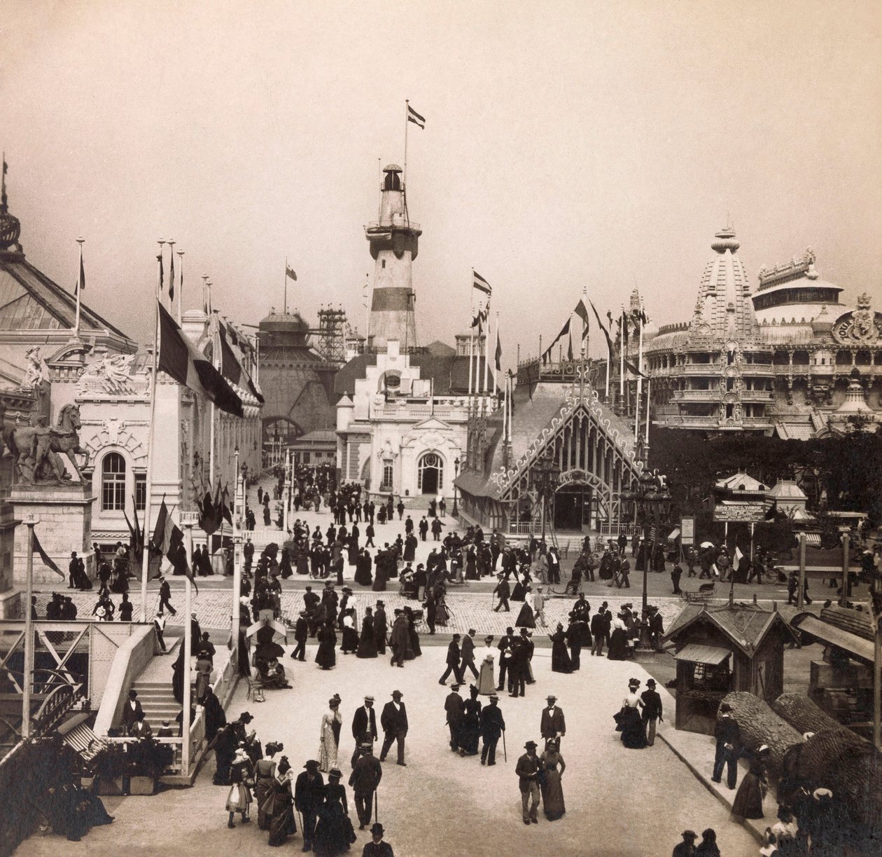 Esposizione Universale del 1900 a Parigi: Padiglione di navigazione del commercio - Collezione privata da Anonymous Anonymous